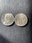 2 coins 1964 50C Kennedy Half Dollar 90% silver vf-f can sell for 24.50 scrap ea