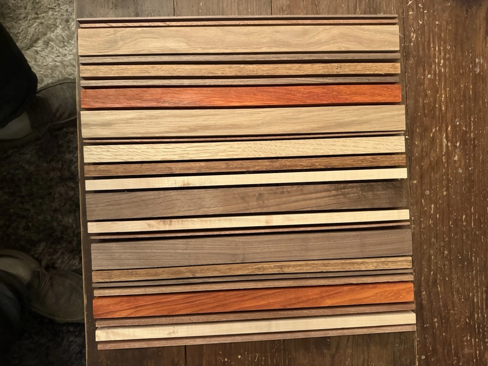 23 Piece DIY Cutting Board Kit - Walnut Sapele Oak Maple Mahogany Padauk
Opens in a new window or ta