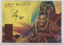 2018 Panini Court Kings Fresh Paint Ruby 42/99 Lonnie Walker IV #FP-LW4 Auto 0c6