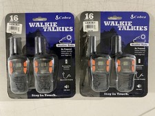 4 Brand New Cobra MicroTalk CXT195 2-Way Radios Walkie Talkies