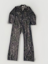 Vintage Original Cabela's Realtree Camo Hunting Coveralls Men's S Full Zip
