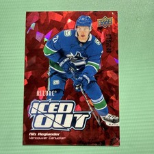 2022-23 Upper Deck Allure Iced Out Red /99 Nils Hoglander 10-23 ✨