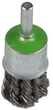 10 x KLINGSPOR Pinselb&uuml;rste gezopft Anzahl Reihen 1 30x6mm 0,35 Edelstahl