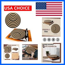 Cork Turntable Mat/3mm Thick for Better Sound Support on 11.8 Inches Vinyl LP...