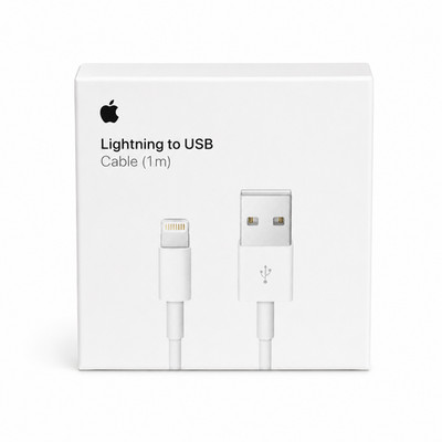 Apple 3.3FT 1M Lightning to USB Cable A1480 Original OEM White