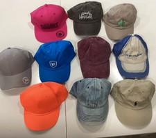 Lot of 10 caps Solid Multicolor Adjustable Snapback Trucker Baseball Caps Unisex