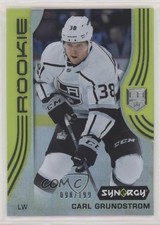 2019-20 Upper Deck Synergy Rookies Green 98/199 Carl Grundstrom #81 0l2