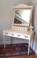 Victorian Dressing Table Vanity Table With Adjustable Mirror