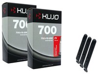 2X Kujo Schlauch 28 Zoll Sv Sclaverand 18-622 23-622 25-622 25-630 + Reifenheber