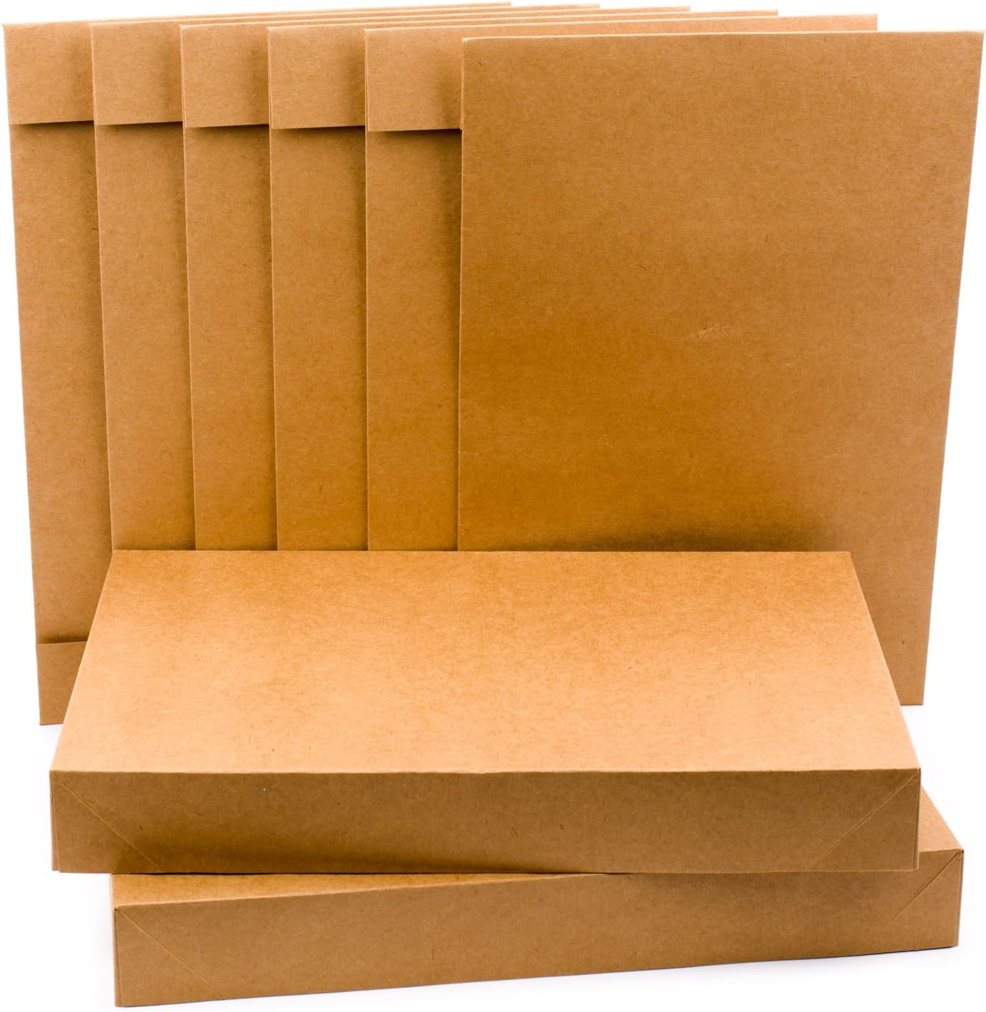 Es With Lids (5 Shirt Boxes, Kraft) For Birthdays, Gradu