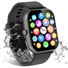 Smart Watch for Men Women Compatible with iOS Android Phone, 1.83" Full Touch...