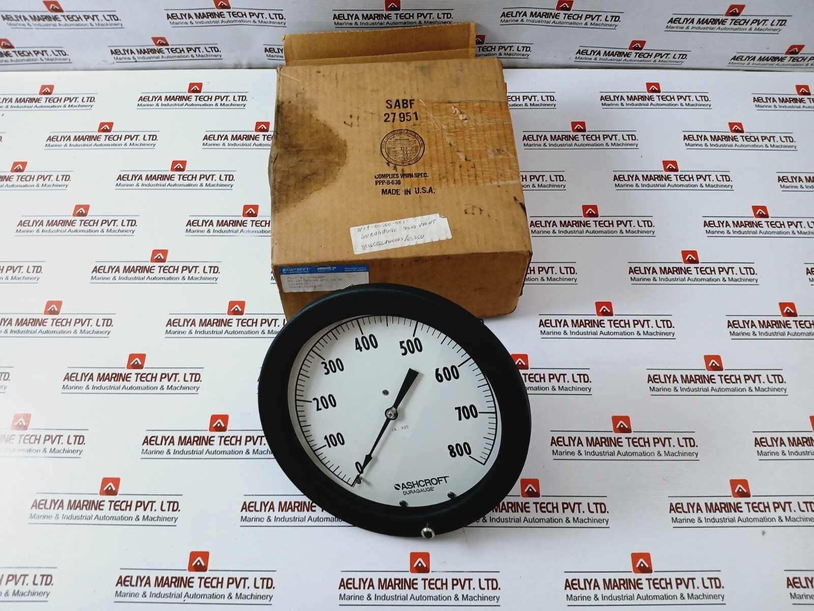 Ashcroft 250-2362B Duragauge Pressure Gauge 0-800 FCA6ABB