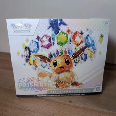 Pokémon Prismatic Evolutions Elite Trainer Box NEU&OVP Sealed EN