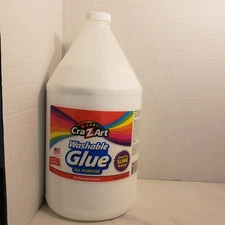 Cra-Z-Art Liquid Washable School Glue, Perfect for Making Slime, 1 Gallon or 128