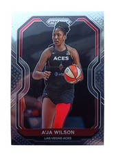 A'ja Wilson 2021 Panini Prizm Las Vegas Aces Silver #13