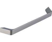 MöBelgriff Metall-Zamac Edelstahlfinish Lochabstand 128 Mm Lxbxh 140X14X26 Mm Bü