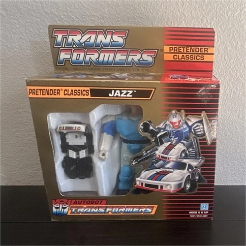 Vintage Transformers Pretender Classics Jazz Autobot Action Figure