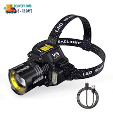 Super Bright Rechargeable LED Headlamp Headlight Flashlight Head Torch