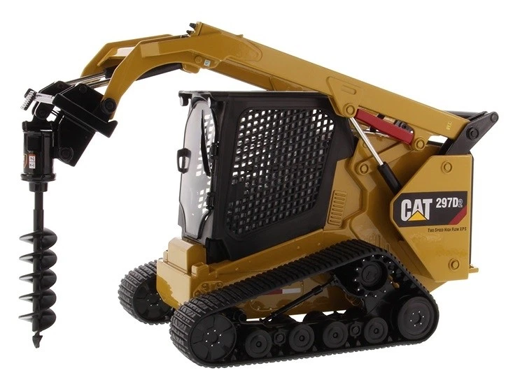 DIECAST MASTERS, Minipala cingolata CATERPILLAR 297 D2 con accessori, 1/16,  ... - Immagine 2 di 4