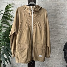 L.L. Bean Hooded Windbreaker in Tan Size M Regular New with Tags
