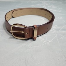 Madden Girl Women's Leather Tan Belt