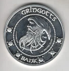 1 SICKLE GRINGOTTS BANK HARRY POTTER .999 FINE SILVER 1 TROY OZ SILVER ROUND