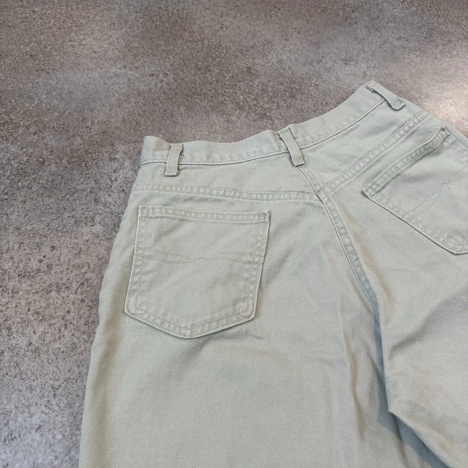 Pantalones Cortos De Colección Años 90 Desteñidos Glory Para Mujer Talla 8 Marfil Tiro Alto Jort Skate Foto 3 de 4