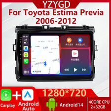 For Toyota Estima Previa 2006-2012 Radio Car Multimedia GPS Carplay Stereo Navi