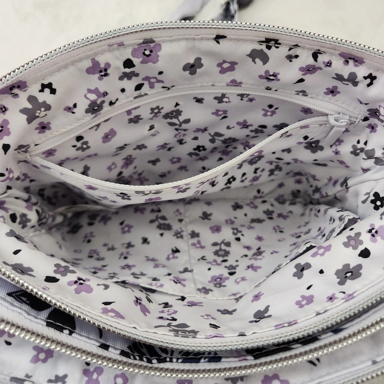 Borsa a tracolla Vera Bradley donna crepuscolare giardino trapuntata tracolla regolabile