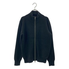 SHINYA Raquel Black Apicem Wool Drivers Knit Mens Used KLDR-0