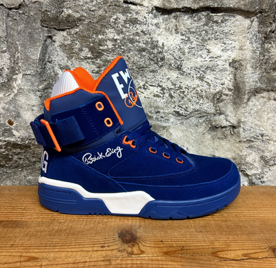 EWING 33 HI OG 1EW90013-449 SUEDE ROYAL/WHITE/ORANGE Mens Size 15