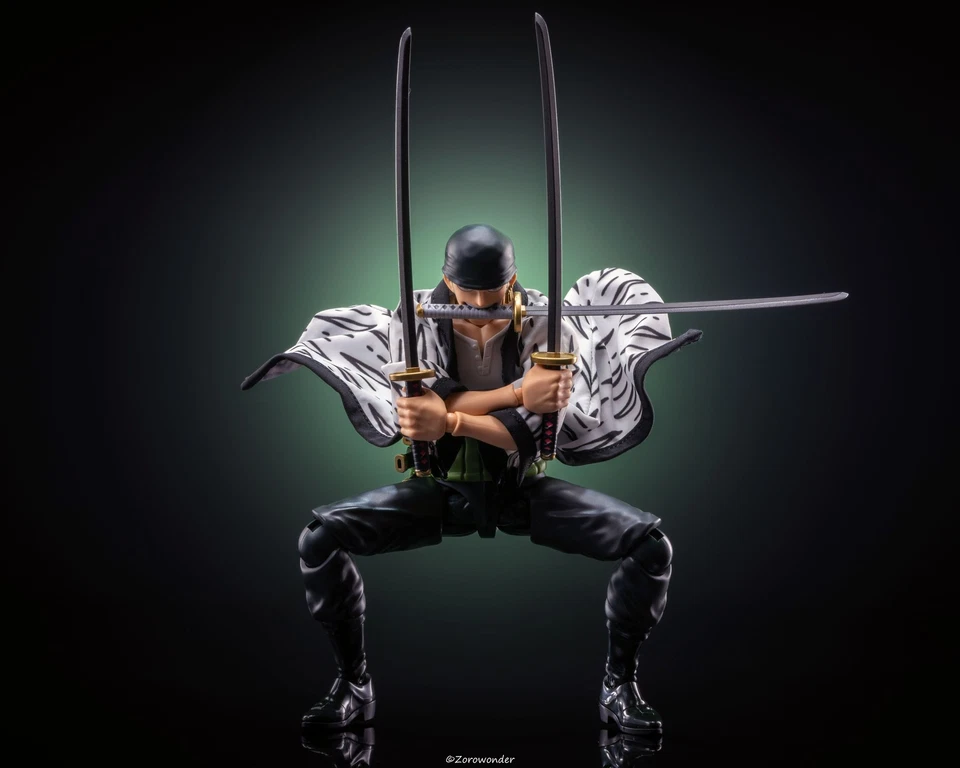 Conjunto de alabasta con cable personalizado de una pieza Roronoa Zoro para S.H.Figuarts (sin figura) Foto 3 de 4