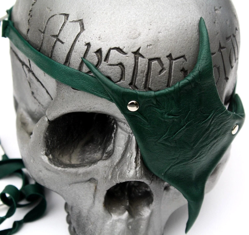 Unique Shape Emerald Green Leather Eye Patch Original from Mysterystar - Image 2 of 4
