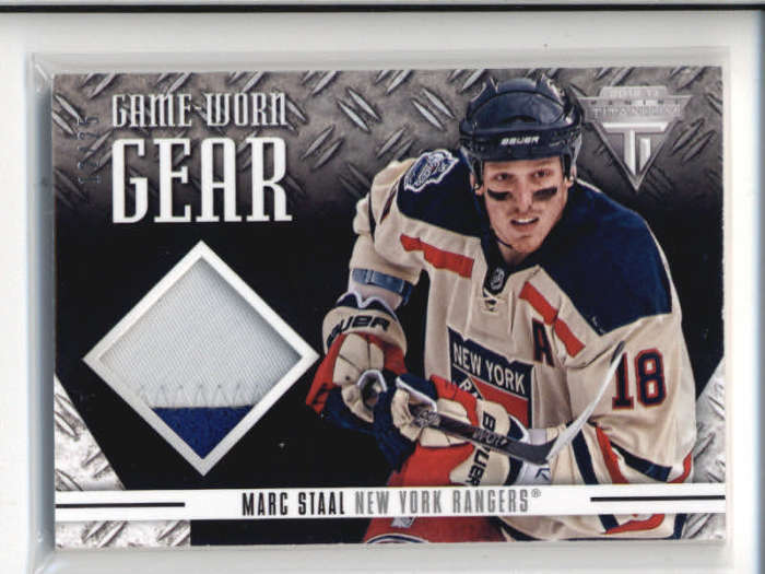MARC STAAL 2012/13 PANINI TITANIUM GAME WORN GEAR JERSEY MARC STAAL 2012/13 PANINI TITANIUM GAME WORN GEAR JERSEY