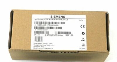 6SE6 400-1PB00-0AA0 NEW SIEMENS 6SE6400-1PB00-0AA0 MICROMASTER 4 PROFIBUS module