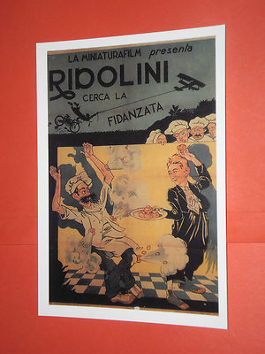 COLLECTIBLE POSTCARD RIDOLINI the king of laughter No. 10 edition the old