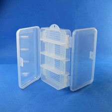 Two side open Plastic 10 Slots Jewelry Storage Box Pill Beads Case Organizer