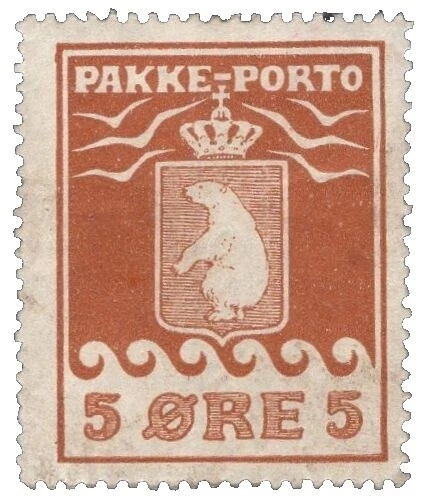 Mint Hinged Parcel Post Greenlandic Stamps