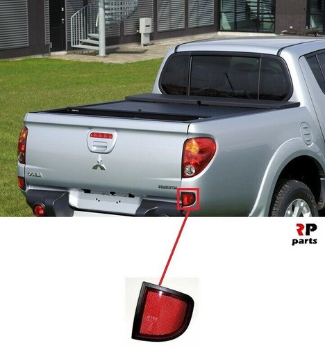 Réflecteur Arrière Gauche Pour Mitsubishi L200 (1996-2005) - Après-vente, Couleur Rouge
