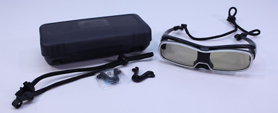 3D Glasses Movie Home Plastic Adult Extra Replacement Parts Black Hard Case EUC