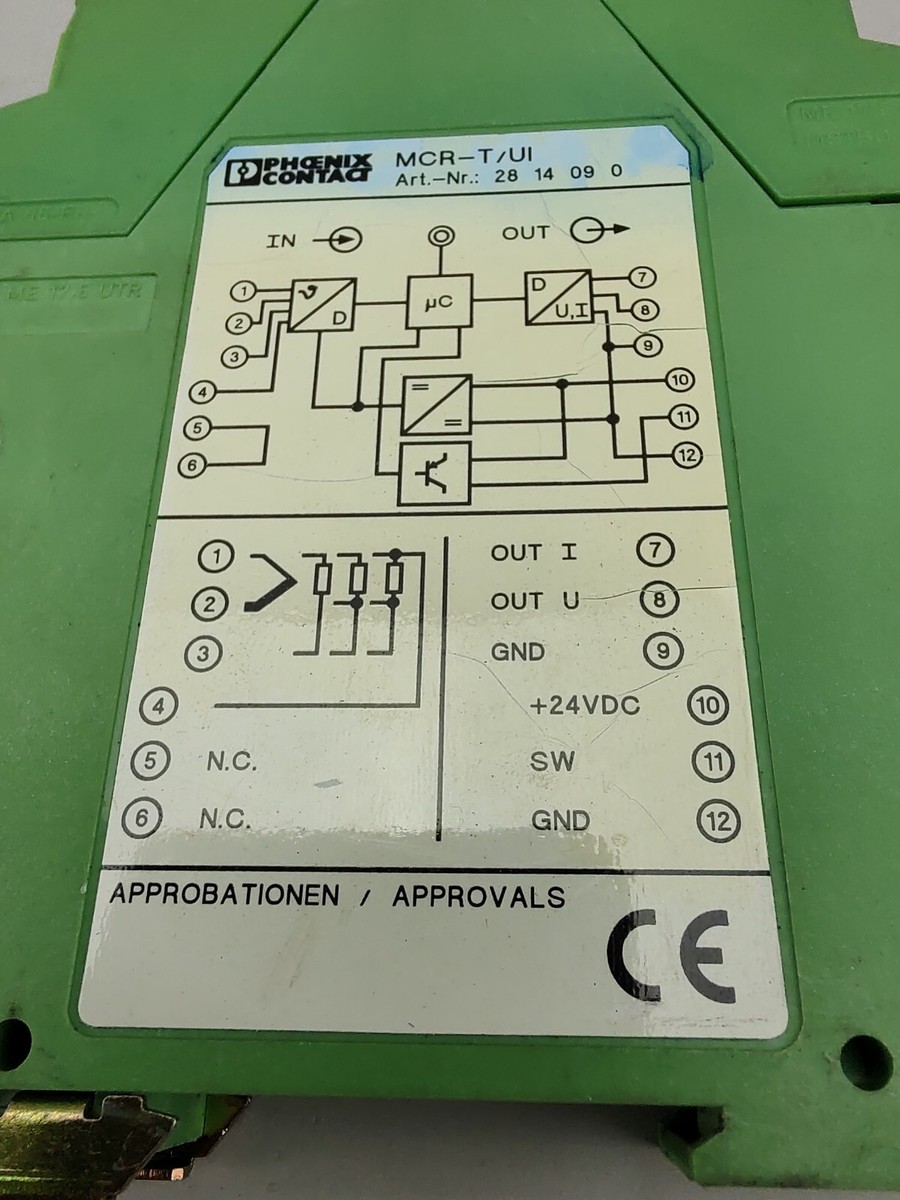 Jual Phoenix Contact Mcr T Ui E Mcr T/Ui E 2814113 Temperature
