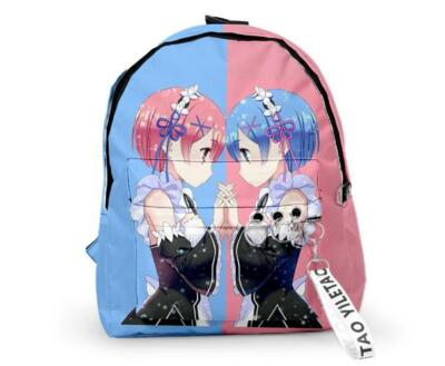 Re:Zero kara Hajimeru Isekai Seikatsu Anime Rem Rucksacke Tasche BACK PACK Bag