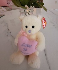 Ty Beanie Baby   My Mom Bear Love To Mom Stuffed Animal Plush Mother's Day Gift