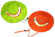 ERGODYNE WORK GEAR-1-GLOWEAR HV 8935 RANGER HAT REFLECTIVE SUN SAFETY VENTED