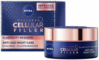 Nivea Hyaluron Zellfüller Elastizität Umformung Anti-Aging Nachtcreme 50ml *NEU