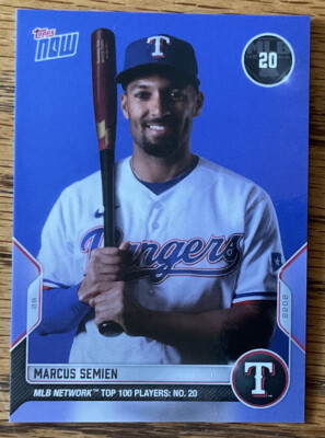 2022 Topps MLB Network Top 100 Marcus Semien, Texas Rangers, T-20