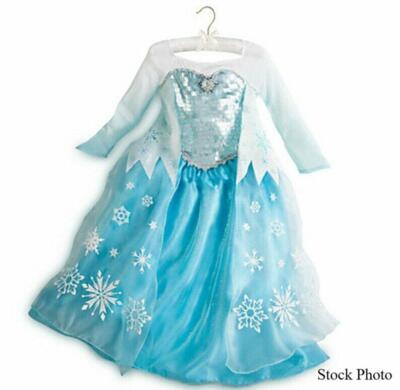 Disney Store Frozen Elsa Dress Official Costume 2013 Original 5/6 7/8 9/10