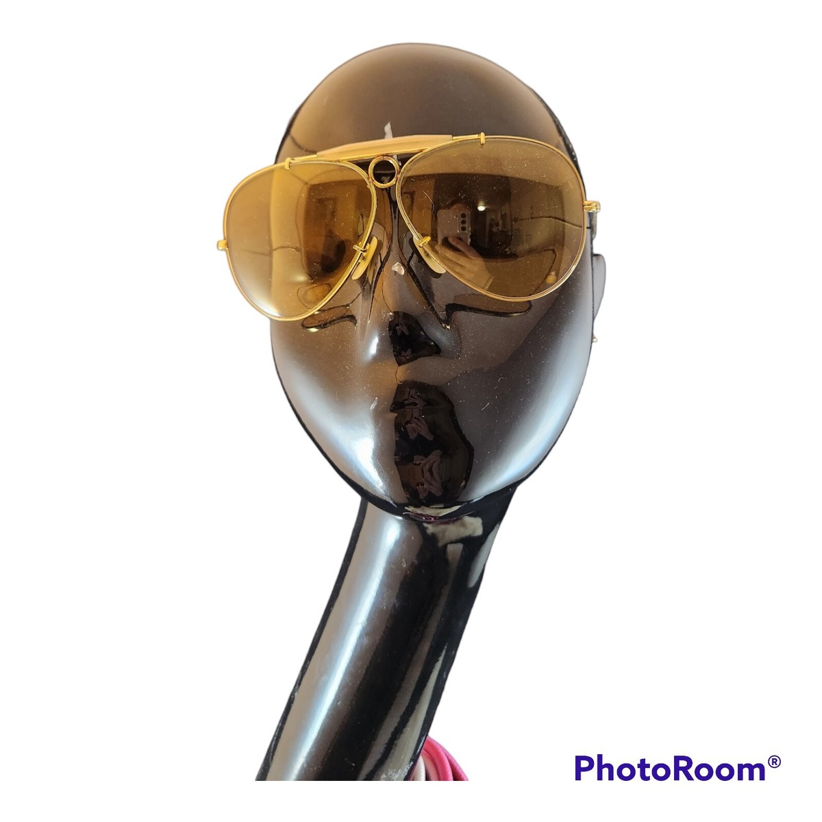 B&L Ray-Ban AmberMatic サングラス B&L RAY-BAN AMBERMATIC WRAP-AROUNDS OUTDOORSMAN AVIATOR SUNGLASSES