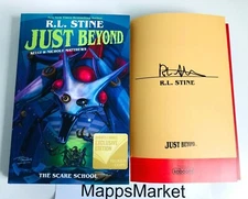 SIGNED Just Beyond: The Scare School by R.L. STINE B&N Exclusive ~ Bonus Gallery