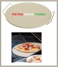 CUOCI PIZZA PIETRA PIASTRA D.32,5 REFRATTARIA CON SUPPORTO TEGLIA  FORNO 11 2023